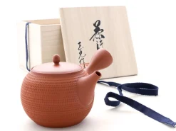 ORYOKI Japanische Teekannen|Teegeschirr*Japanische Teekanne Tokoname Tobikanna Shu mit Geschenkbox