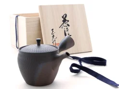 ORYOKI Japanische Teekannen|Teegeschirr*Japanische Teekanne Tokoname Sendan Kaku mit Geschenkbox