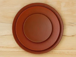 ORYOKI Japanisches Porzellan*Japanischer Teller Homura, rot, 3 Größen