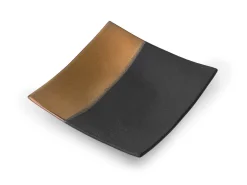 ORYOKI Sushi Teller|Japanisches Porzellan*Japanischer Teller Sou, schwarz-gold, 2 Größen