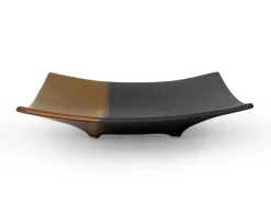 ORYOKI Sushi Teller|Japanisches Porzellan*Japanischer Teller Sou, schwarz-gold, 2 Größen
