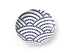 ORYOKI Japanisches Porzellan*Japanischer Teller Tori Zara, Seikeiha, Ø 15 cm