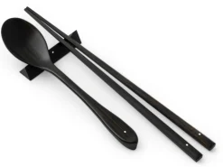ORYOKI Essstäbchen|Oryoki*Japanisches Besteck-Set Yokina asa, Ebenholz
