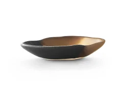ORYOKI Sushi Saucenschalen|Japanisches Porzellan*Japanisches Soßenschälchen Sou, schwarz-gold