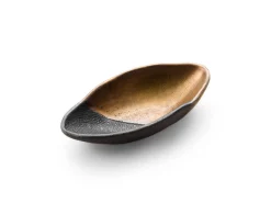 ORYOKI Sushi Saucenschalen|Japanisches Porzellan*Japanisches Soßenschälchen Sou, schwarz-gold