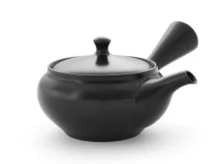 ORYOKI Japanische Teekannen|Teegeschirr*Japanisches Teeservice Kuro Hiramaru, 6-teilig