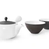 ORYOKI Japanische Teekannen|Teegeschirr*Japanisches Teeservice Sabi-sen mon, 3-teilig