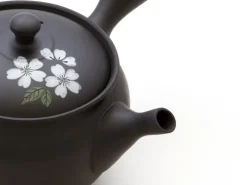 ORYOKI Japanische Teekannen|Teegeschirr*Japanisches Teeservice 6-teilig, Kyusu Tokoname Sakura