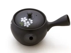 ORYOKI Japanische Teekannen|Teegeschirr*Japanisches Teeservice 6-teilig, Kyusu Tokoname Sakura