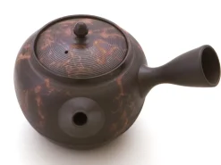 ORYOKI Japanische Teekannen|Teegeschirr*Japanisches Teeservice 6-teilig, Kyusu Tokoname Mokake