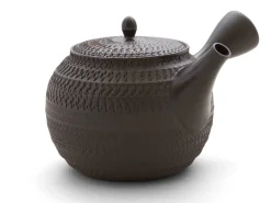 ORYOKI Japanische Teekannen|Teegeschirr*Japanisches Teeservice 6-teilig, Kyusu Tokoname Sendan Maru