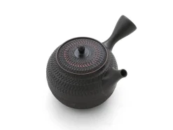 ORYOKI Japanische Teekannen|Teegeschirr*Japanisches Teeservice 6-teilig, Kyusu Tokoname Sendan Maru