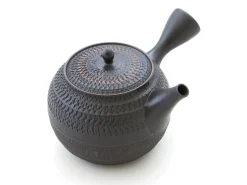 ORYOKI Japanische Teekannen|Teegeschirr*Japanisches Teeservice 6-teilig, Kyusu Tokoname Sendan Maru
