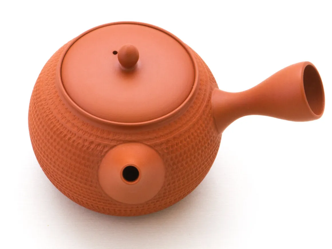 ORYOKI Japanische Teekannen|Teegeschirr*Japanisches Teeservice, 6-teilig, Kyusu Tokoname Tobikanna Shu
