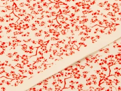 ORYOKI Japanpapier*Japanpapier Chiyogami, Blütenzweige hellrot