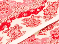 ORYOKI Japanpapier*Japanpapier Chiyogami, Blütenwolken rot/rosa