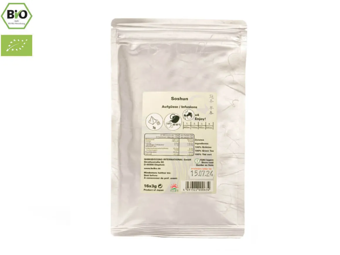 ORYOKI Kabusecha*KEIKO Soshun, Kabuse Sencha Bio, Teebeutel