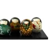 ORYOKI Kokeshi*Kokeshi: Holzfigur Shiki set, 4 Figuren