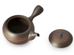 ORYOKI Japanische Teekannen|Teegeschirr*Kyusu Akebono Ryusen, Banko Yaki, 350 ml