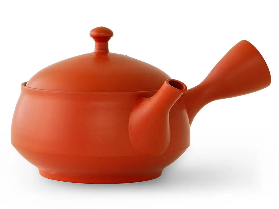 ORYOKI Japanische Teekannen|Teegeschirr*Kyusu Hirakaku Shu, 220 ml, von Tatsuo Umehara