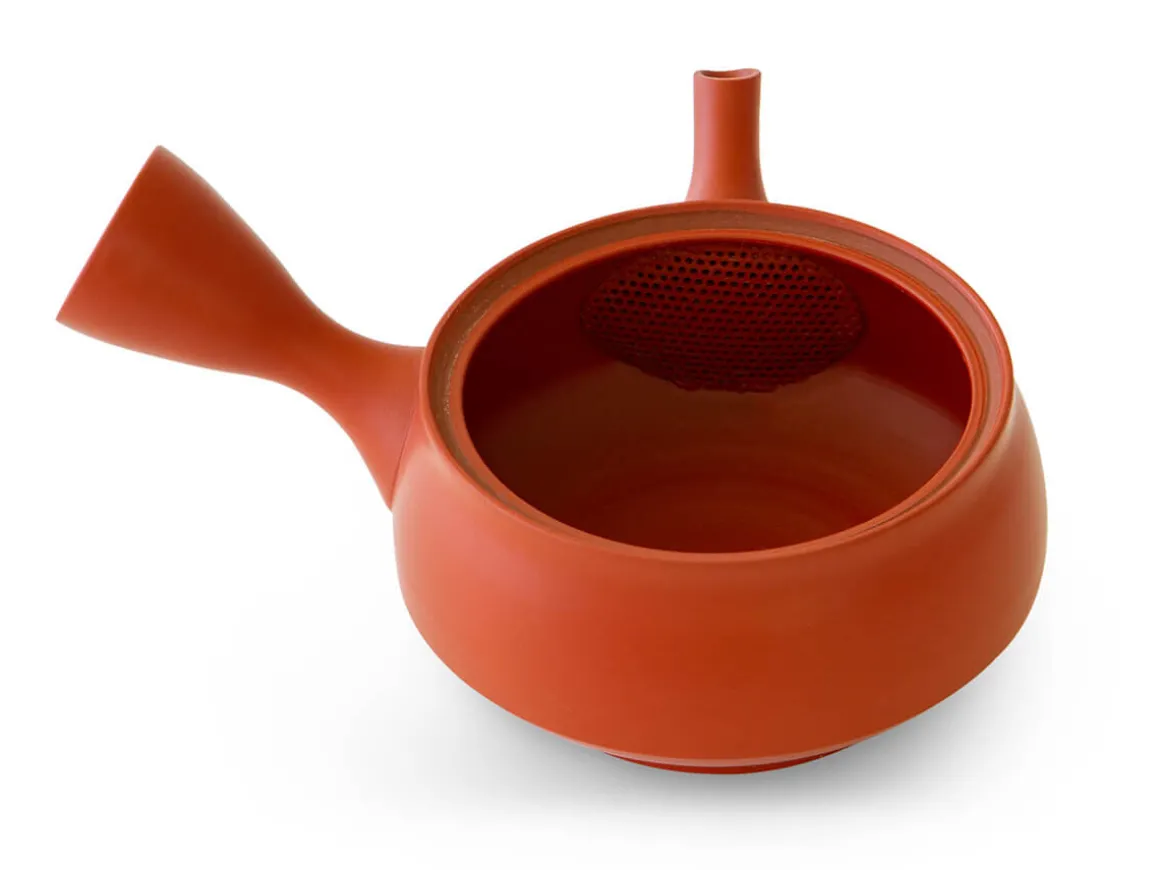 ORYOKI Japanische Teekannen|Teegeschirr*Kyusu Hirakaku Shu, 220 ml, von Tatsuo Umehara