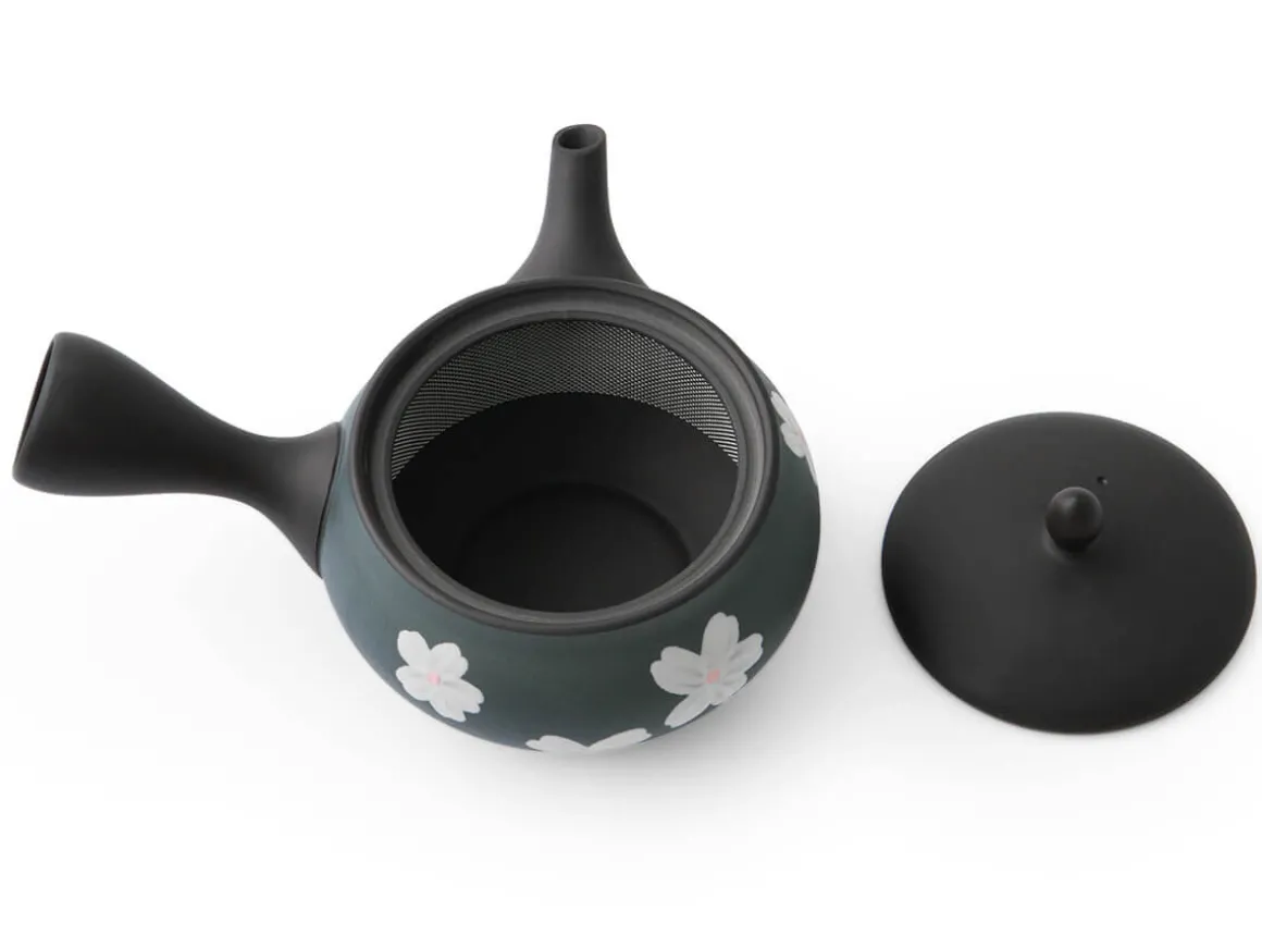 ORYOKI Japanische Teekannen|Teegeschirr*Kyusu Hiranaru Sakura, japanische Teekanne