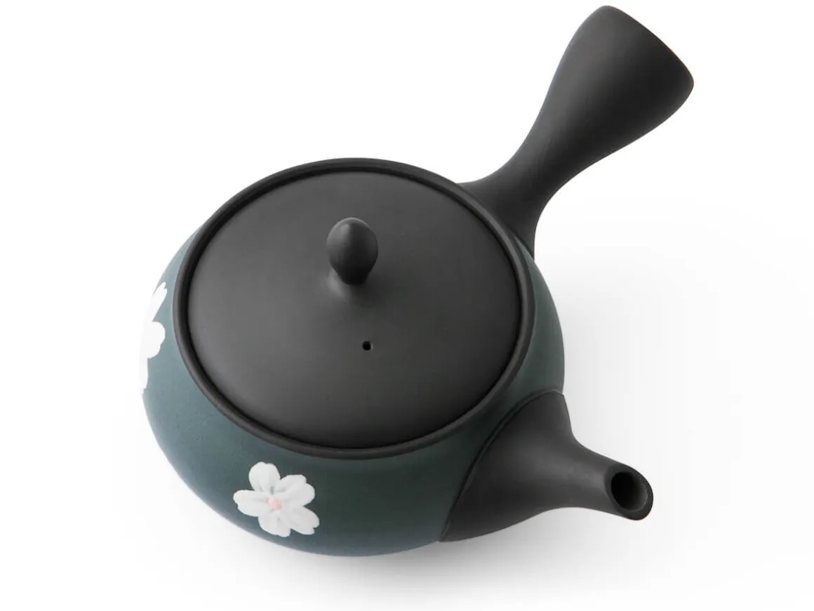 ORYOKI Japanische Teekannen|Teegeschirr*Kyusu Hiranaru Sakura, japanische Teekanne