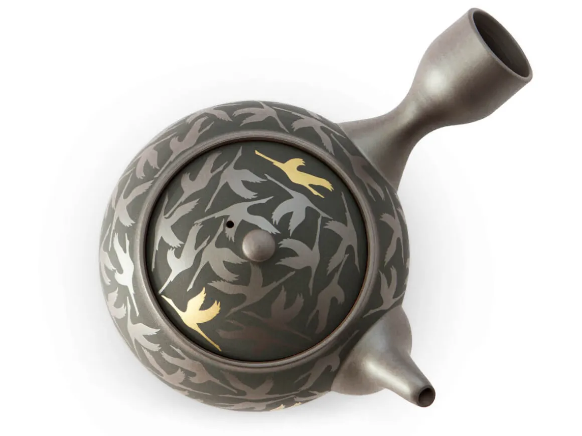 ORYOKI Japanische Teekannen|Teegeschirr*Kyusu Kintsuru Mitsukoshi, Banko Yaki