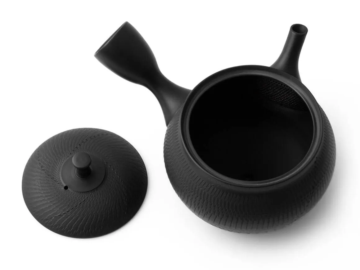 ORYOKI Japanische Teekannen|Teegeschirr*Kyusu Kuro Fukuro Biri, 360 ml, von Tatsuo Umehara