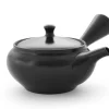 ORYOKI Japanische Teekannen|Teegeschirr*Kyusu Kuro Hiramaru, japanische Teekanne