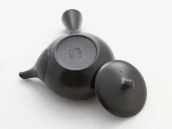 ORYOKI Japanische Teekannen|Teegeschirr*Kyusu Kuro Hiramaru, japanische Teekanne