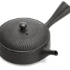 ORYOKI Japanische Teekannen|Teegeschirr*Kyusu Kuro Kittate Tobikanna, 180 ml