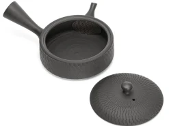 ORYOKI Japanische Teekannen|Teegeschirr*Kyusu Kuro Kittate Tobikanna, 180 ml