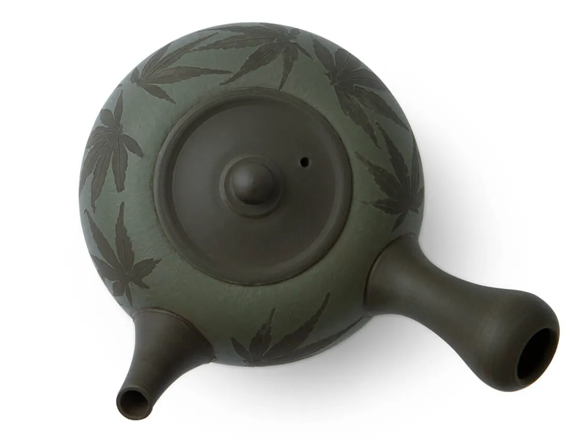 ORYOKI Japanische Teekannen|Teegeschirr*Kyusu Kuro Momiji, 270 ml, von Seiho Tsuzuki