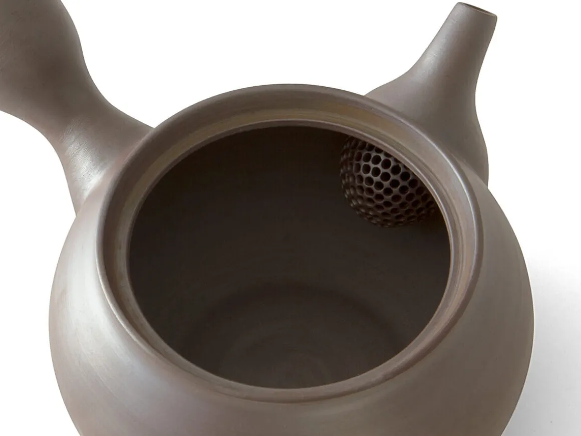 ORYOKI Japanische Teekannen|Teegeschirr*Kyusu Kuro Momiji, Banko Yaki, 350 ml