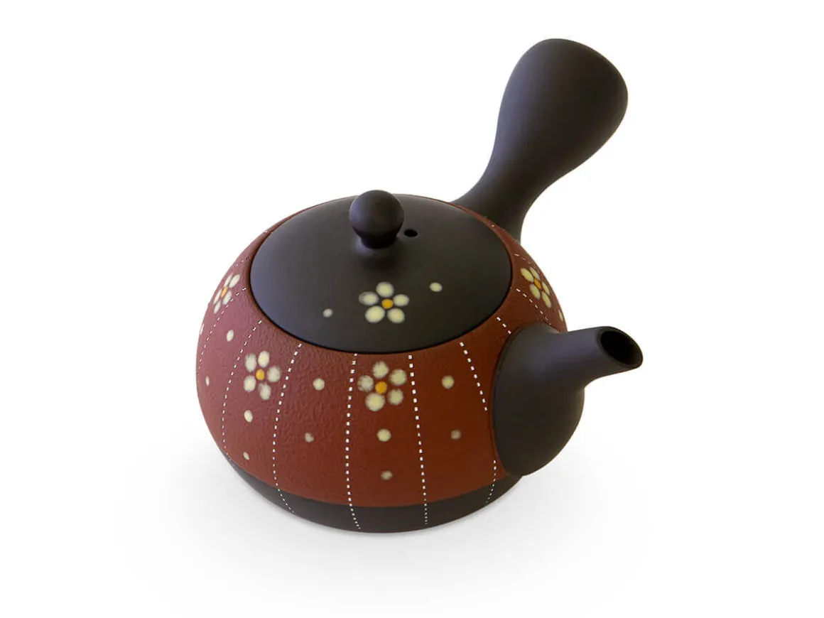 ORYOKI Japanische Teekannen|Teegeschirr*Kyusu Maru Kobana Aka, 200 ml, von Keikichi Koie