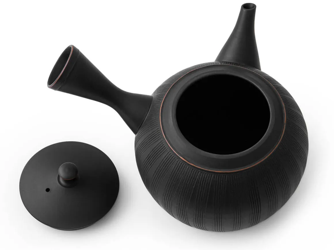 ORYOKI Japanische Teekannen|Teegeschirr*Kyusu Suichoku-sen, 360 ml, von Hiroshi Koie