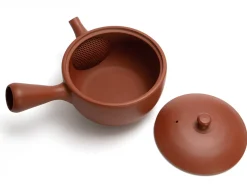 ORYOKI Japanische Teekannen|Teegeschirr*Kyusu Tokoname Chanoma S, 180 ml, Rot