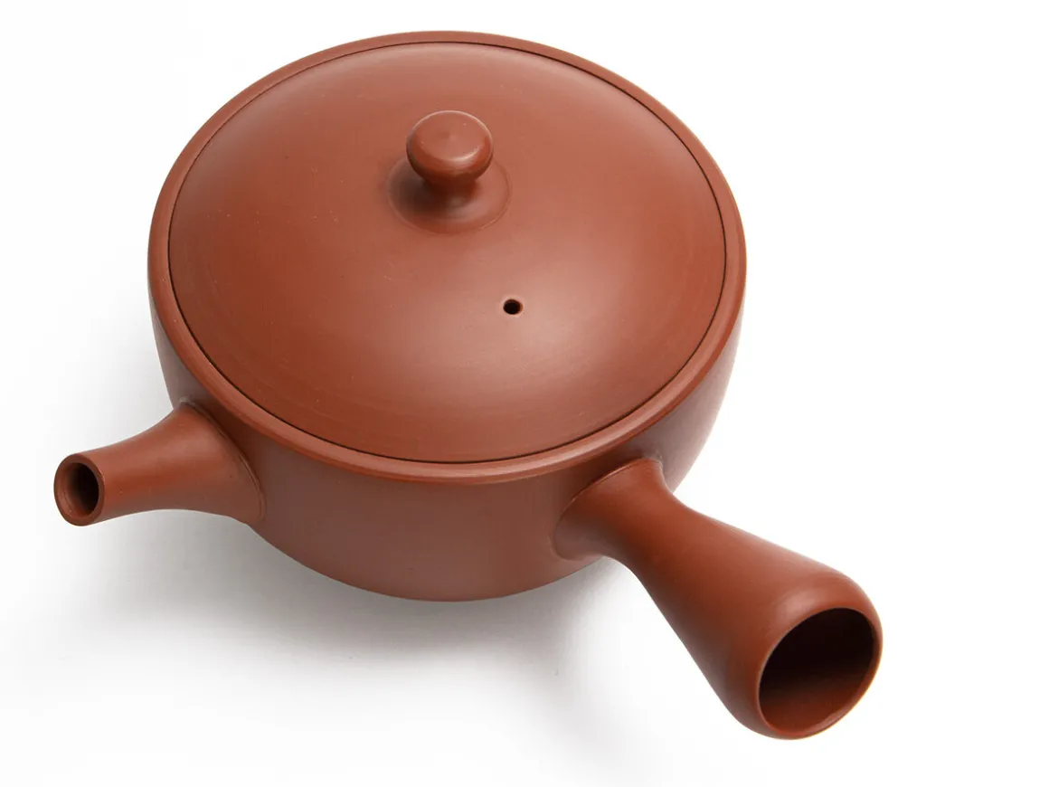 ORYOKI Japanische Teekannen|Teegeschirr*Kyusu Tokoname Chanoma S, 180 ml, Rot