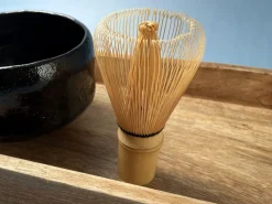 ORYOKI Matcha Besen Und Löffel*Matcha Besen golden bamboo 80