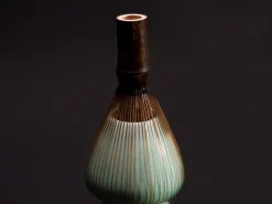 ORYOKI Matcha Besen Und Löffel*Matcha Besenständer, Kusenaoshi, hellgrün