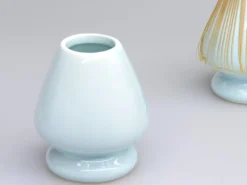 ORYOKI Matcha Besen Und Löffel*Matcha Besenständer, Kusenaoshi, hellblau
