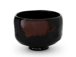 ORYOKI Matcha Schalen|Teegeschirr*Matcha Schale Raku schwarz, Kyoto Japan