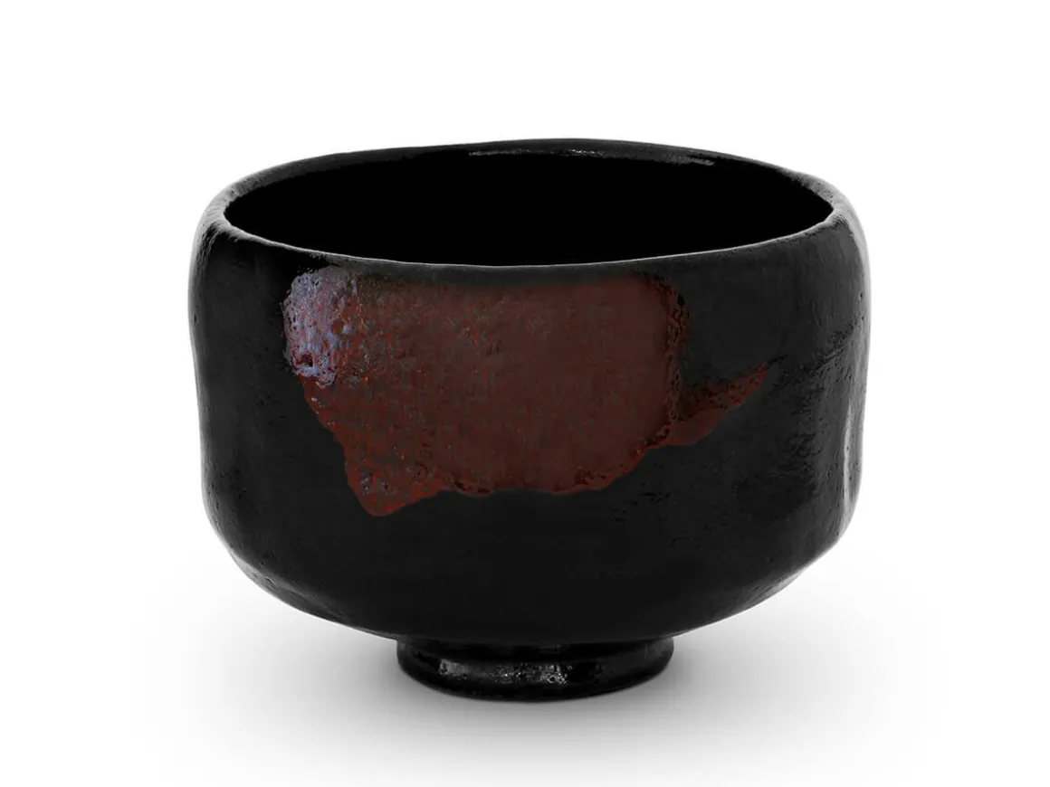 ORYOKI Matcha Schalen|Teegeschirr*Matcha Schale Raku schwarz, Kyoto Japan