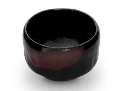 ORYOKI Matcha Schalen|Teegeschirr*Matcha Schale Raku schwarz, Kyoto Japan