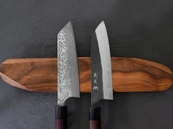 ORYOKI Messer-Zubehör*Messerhalter magnetisch, 3 Größen, Nussbaum