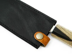 ORYOKI Messer-Zubehör*Messerhülle Leder Gyuto, schwarz