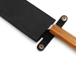 ORYOKI Messer-Zubehör*Messerhülle Nakiri 185, Leder schwarz