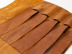 ORYOKI Messer-Zubehör*Messer-Tasche, Leder, Cognac