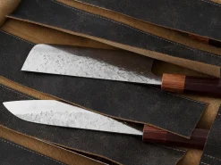 ORYOKI Messer-Zubehör*Messer-Tasche, Leder, Vintage-Style